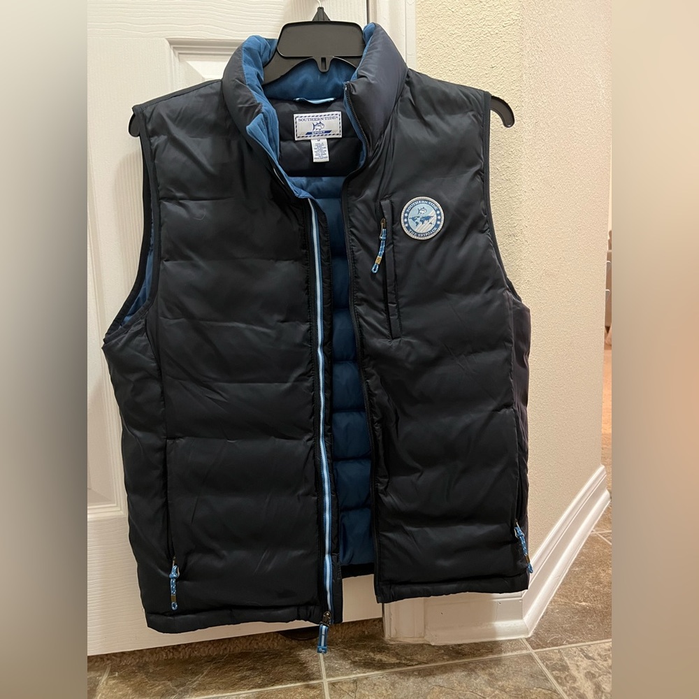 Southern Tide Full Zip Down Vest